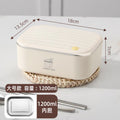 304 stainless steel compartment lunch box microwave heating lunch box office workers and students bringing meals multi-layer lunch box