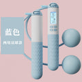 Smart counting jump rope, electronic jump rope, leg shaping, indoor fitness, weighted jump rope for slimming, wholesale fitness supplies