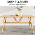 Dining table small apartment for home modern casual dining table and chairs commercial fast food restaurant table and chair combination dining table rectangular table