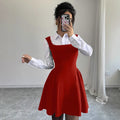 Amazon solid color mini dress - square neck sleeveless sexy bandeau casual women's dress