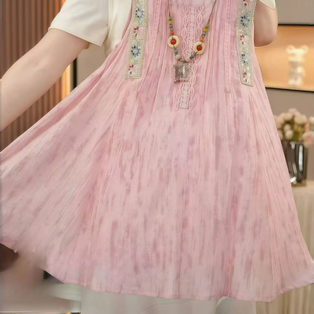 Girls' summer dress  new floral chic dress little girl princess style super fairy sleeveless sundress