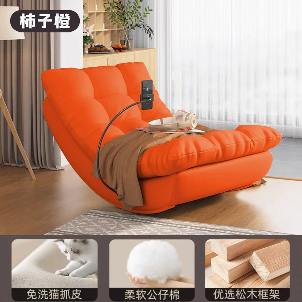 Moon rocking chair recliner can lie down and sleep lazy sofa chair living room balcony casual single sofa chair