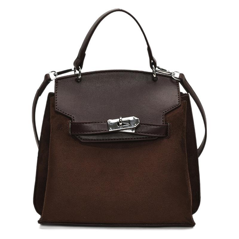 Cross-border retro messenger bag British premium sense bag 2025 new commuter student bag shoulder portable small square bag