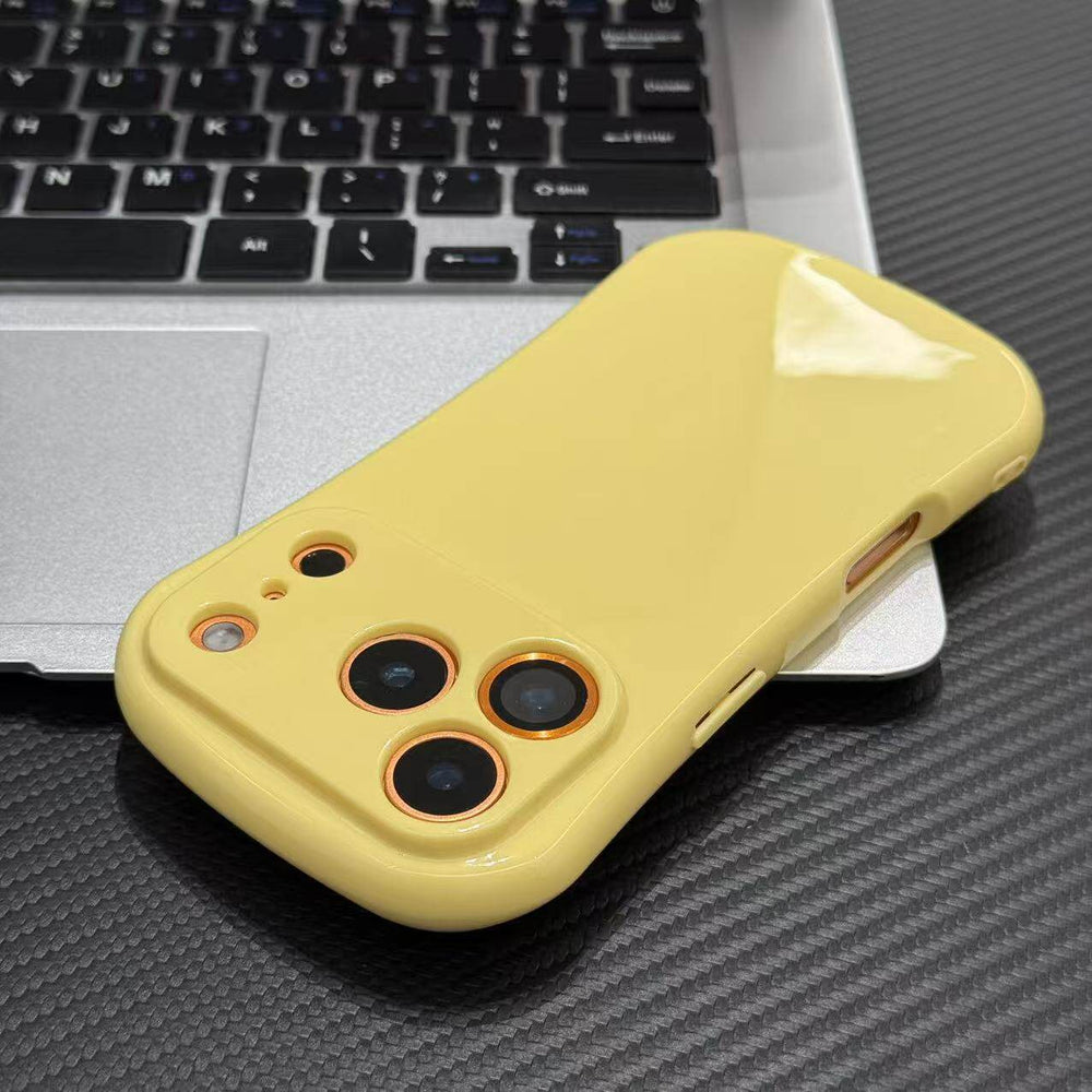 Milky sweet soap shell solid color phone case for iphone 17 pro, apple 16 full coverage drop-proof protective case wholesale