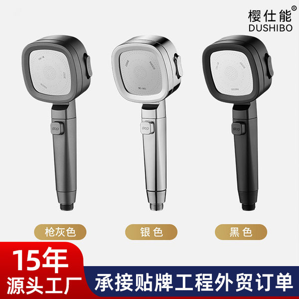 Shower Supercharged Shower Head Strong Supercharged Bathroom Water Heater Bath Head Rain Shower Ba Household Bath Set