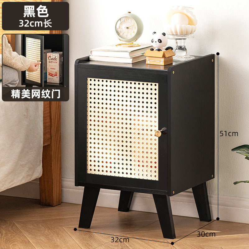 Bedroom bedside table accessible luxury small for home ultra-narrow bedside cabinet bedside storage cabinet modern casual side cabinet