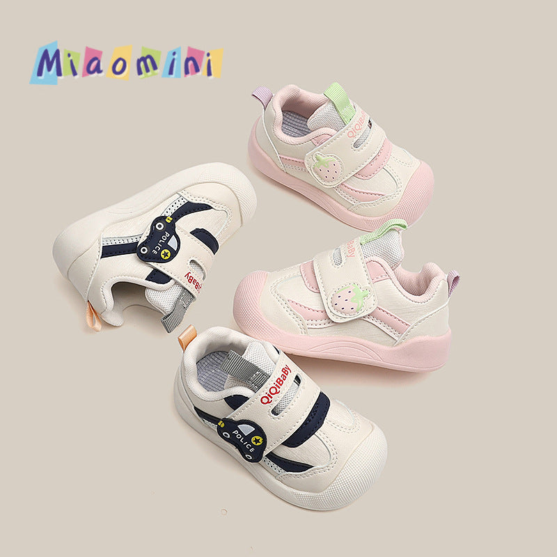 spring/autumn new casual baby boys' first walker shoes, toddler soft sole breathable unisex infant shoes