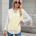 Fashion cross-border foreign trade women's clothing new arrival  independent station casual row button knittingsweater vest vest trendy