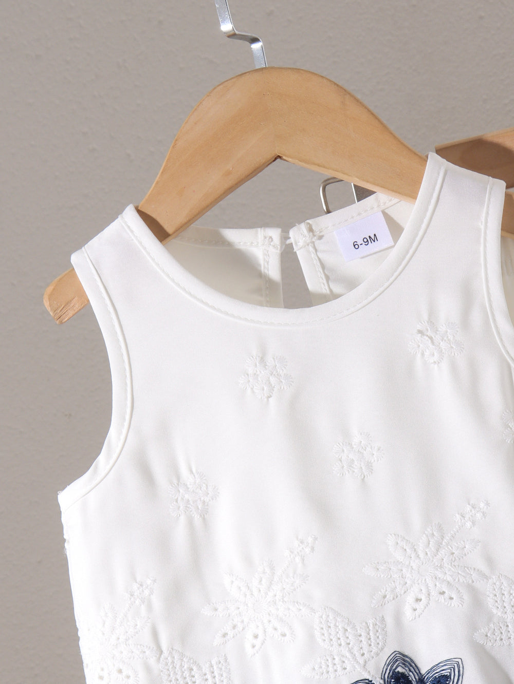 Baby clothing kids set children outfit white vest + pants two-piece set