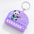 Mini pocket piano kids electronic keyboard - playable, light-up, creative, high-value keychain charm toy