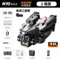 new product k10 drone: obstacle avoidance, triple camera, hd aerial photography, foldable quadcopter, remote control aircraft toy