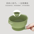 Feeding utensils baby food bowl all-in-one suction bowl silicone children's tableware silicone set - customizable logo & colors