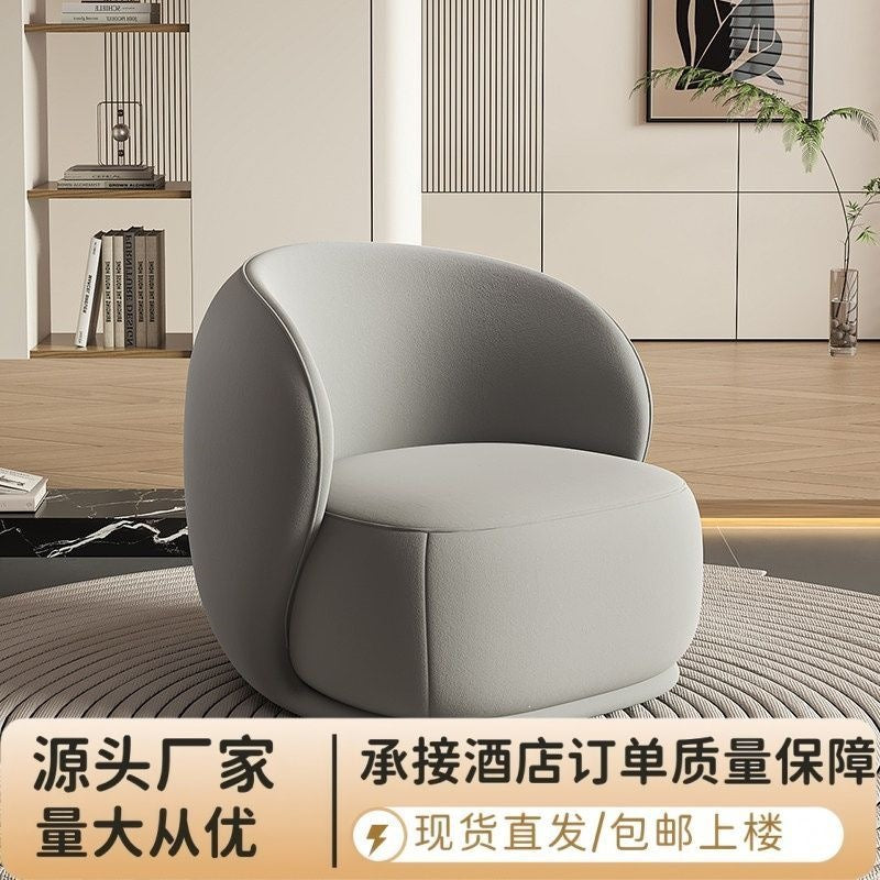 Balcony casual table and chair single sofa modern casual lazy casual chair creative designer reception negotiation combination