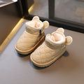 Baby snow boots winter style fleece-lined cotton shoes infant kids toddler shoes kids baby shoes k-style milk tea ears