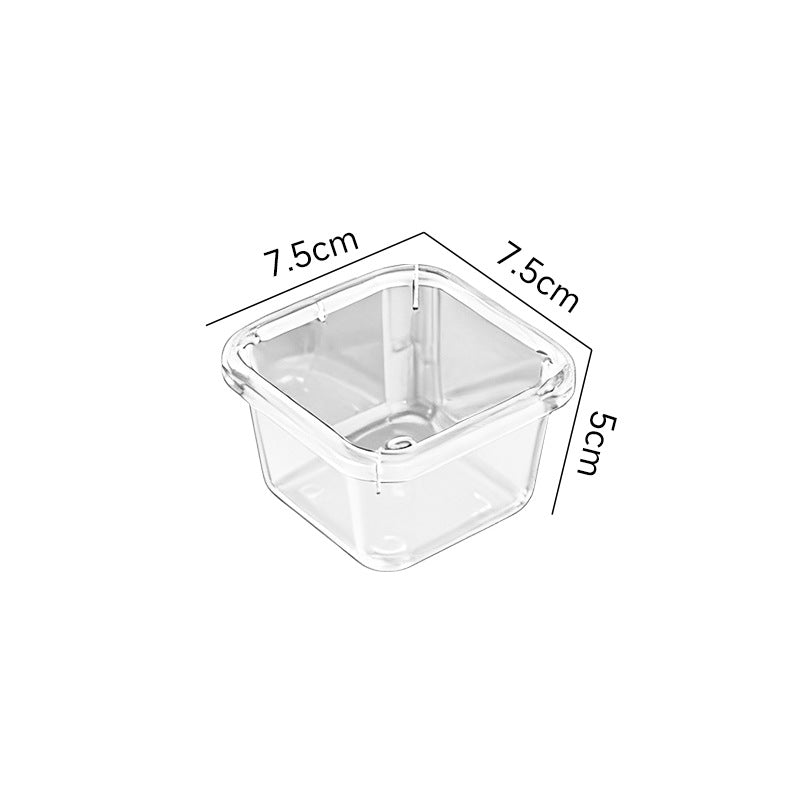 transparent drawer storage box suit desktop dressing table cosmetics storage box sundries storage divider box