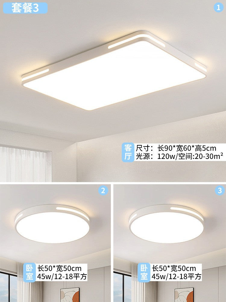 LED ultra-thin living room hall main light Zhongshan home improvement lighting intelligent voice-activated room bedroom advanced ceiling light