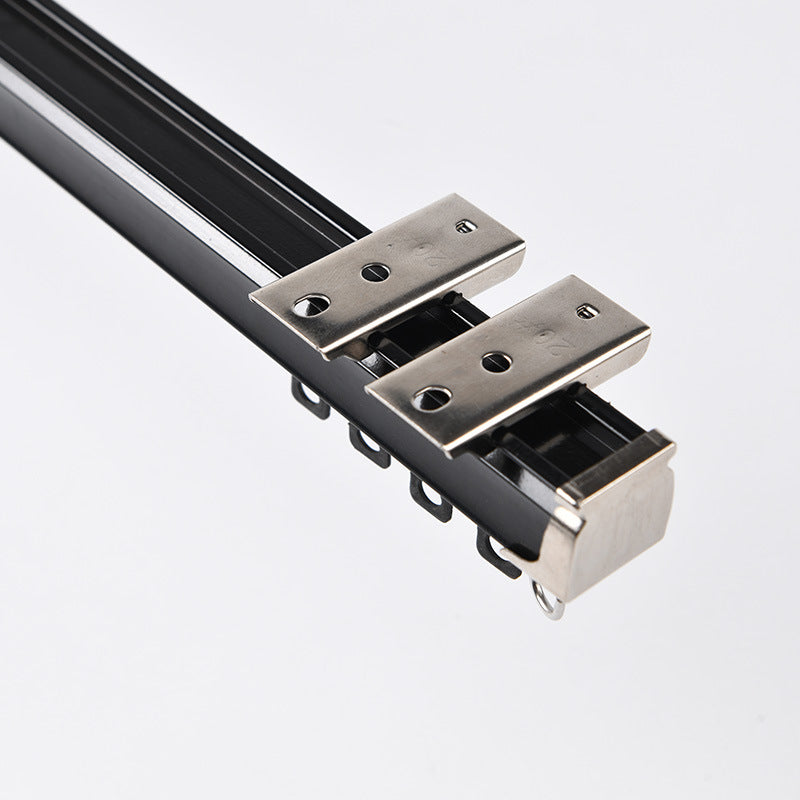 【g202】aluminum alloy electrophoresis ultra-thick peak wall thickness 2.0 silent curtain track slide curtain rod guide rail