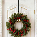 Simple iron art christmas hanging ornament door hook home decoration creative door hook christmas halloween decoration door hanger
