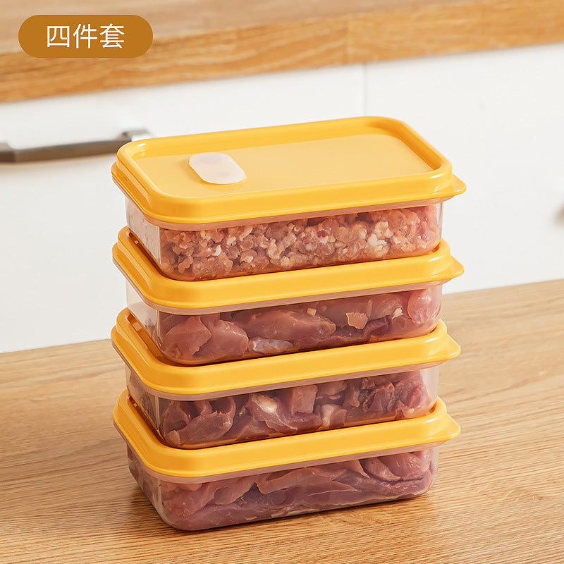 Kitchen Food Refrigerator Storage Box Transparent Sealed Fruit Food Fresh-keeping Box Food Grade Plastic Japanese Bento Box