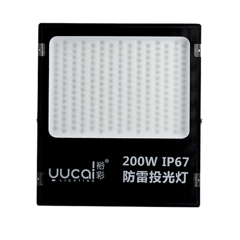 LED floodlight Outdoor waterproof and lightning protection lighting Signature spotlight Super bright street light Stadium warehouse IP67 floodlight