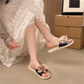 French chic floral slides - new summer collection: versatile, non-slip, beach-ready thong sandals with a fairy-tale aesthetic
