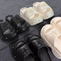 Thick sole rivet slippers for women summer outwearthick sole shit feeling 2026new arrivalsummerpopular sandals wholesale