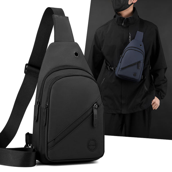 WEPOWER New Japanese Versatile Men's Small Satchel Simple Fashion Trend Shoulder Bag Commuter Breast Bag