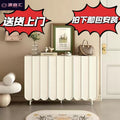 Cream style shoe cabinet for home living room door against the wall popular entrance entrance cabinet narrow side large capacity balcony storage cabinet