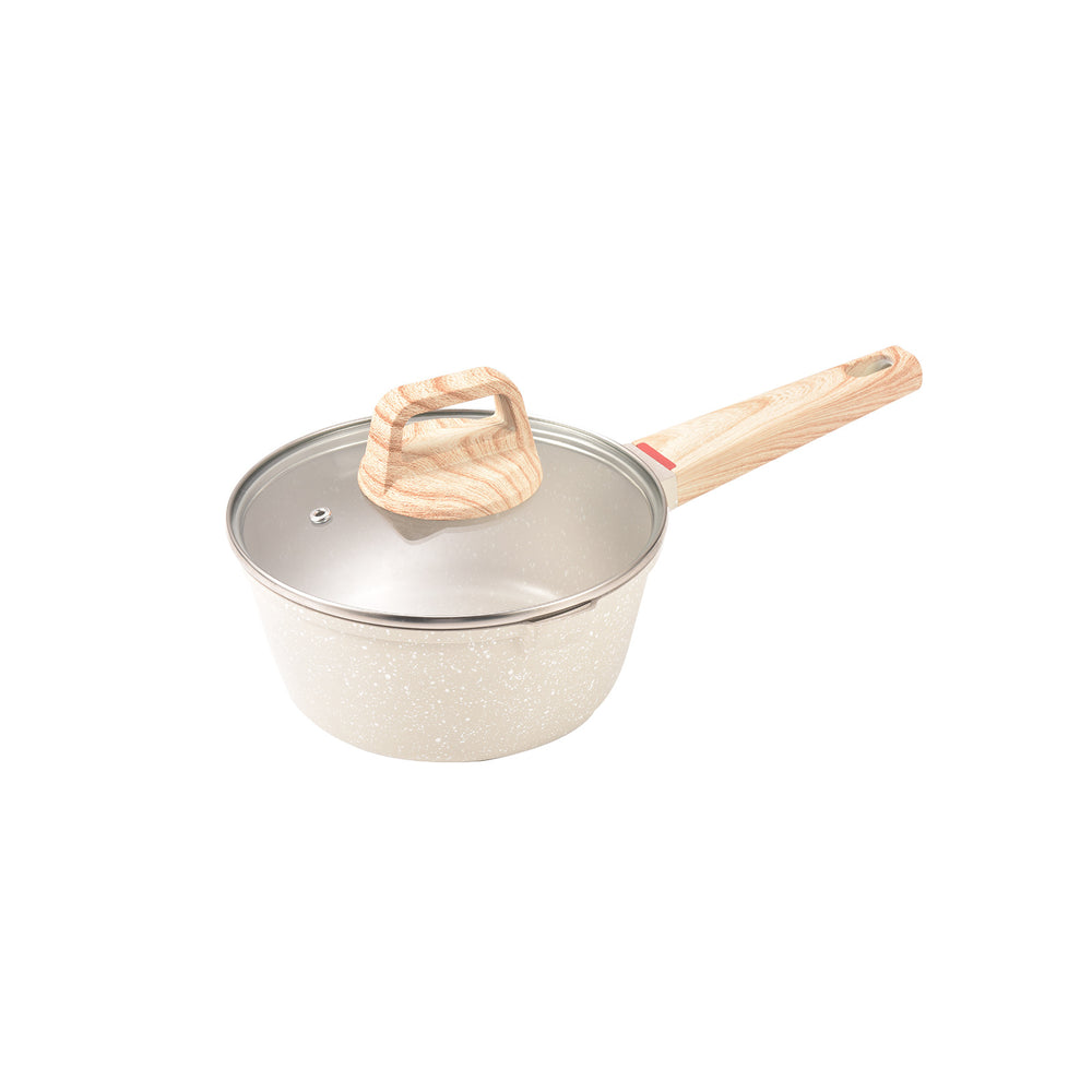 Medical stone milk pot suit non-stick pot soup pot for home baby food supplement pot neutral frying pan die-cast pot snow flat pot