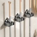 Suction cup mop clip hook wall-mounted punch-free for home storage rack bathroom bathroom storage wall-mounted broom rack