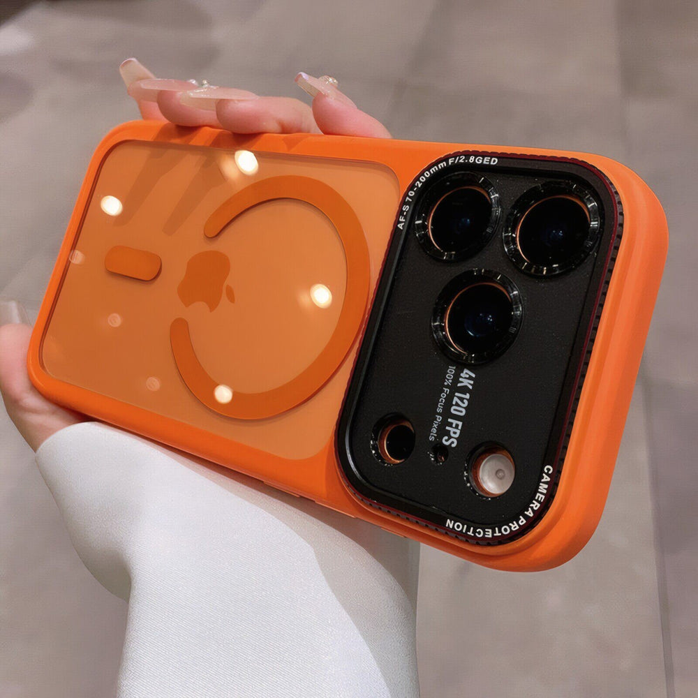 Large window suitable for iphone17 mobile phone case leica transparent magnetic suction apple 16/15promax/14 protective cover