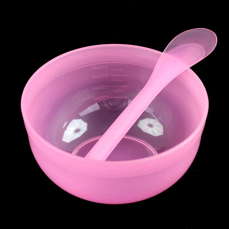 Beauty mask tool set #5: mask bowl + mixing spoon & spatula, makeup bowl, beauty supplies, spa mask mixing bowl set