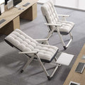 Office recliner folding chair for nap time - home use, elderly nap, reclining backrest, outdoor lazy lounger, casual sleeping chair