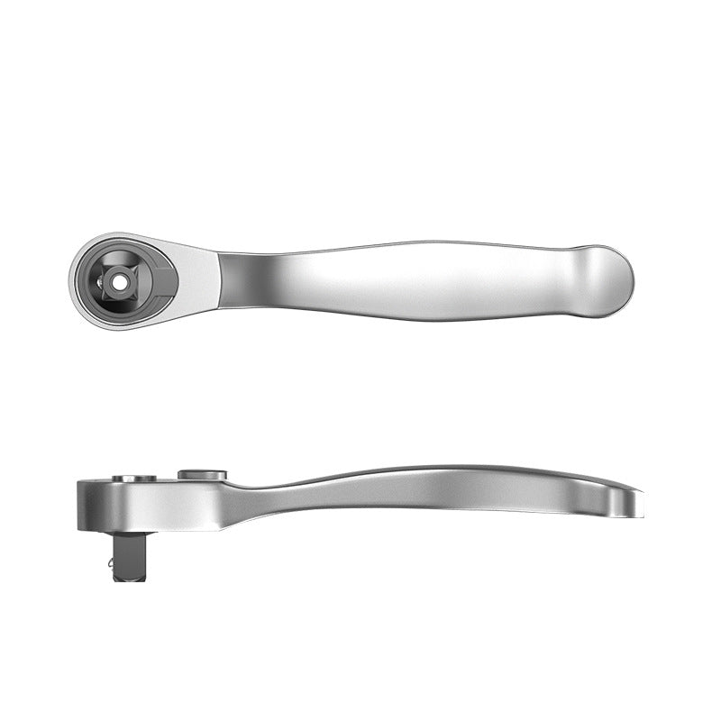 Mini ratchet small flying wrench two-way positive and negative quick socket set suit ratchet wrench auto repair tool