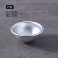 Snow mei niang mold bath salt ball shallow semi-circular mold glutinous rice glutinous pudding mold mousse cake mold snow mei niang tool