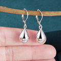 European and american new tear drop leverback earrings, fashionable teardrop dangle earrings, elegant and chic women's party and commute jewelry