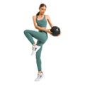 Yoga outfit: goddess style, slim fit, beautiful back, sexy and eye-catching, morandi color palette, outdoor running, sports & fitness set