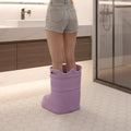 Insulated foot soak bucket - constant temperature, water-saving, eco-friendly, safe, durable, over-the-calf, slim, deep foot bath boot