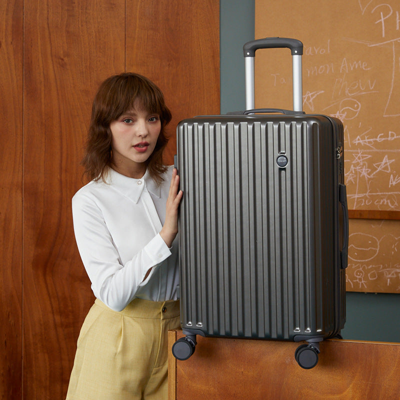 Processing custom small fresh suitcase female trolley case male strong and durable universal wheel password suitcase leather case