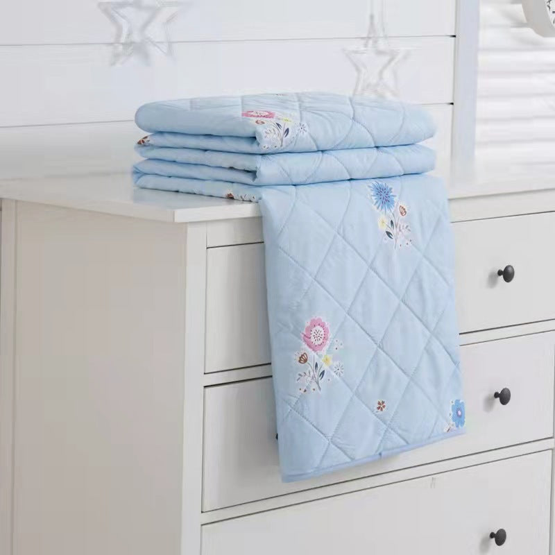 Factory direct sales diamond velvet ultrasonic summer cool quilt event opening gift air conditioner quilt thin quilt gift box wholesale