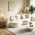Double lazy tatami fabric compression sofa bed foldablenew arrivalall-in-one molded small apartment rental sofa