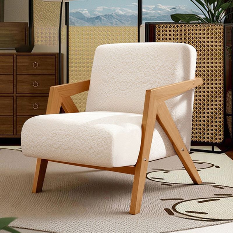 Single sofa chair popular richard solid wood lazy sofa milk tea shop coffee shop table and chair combination b&b sofa
