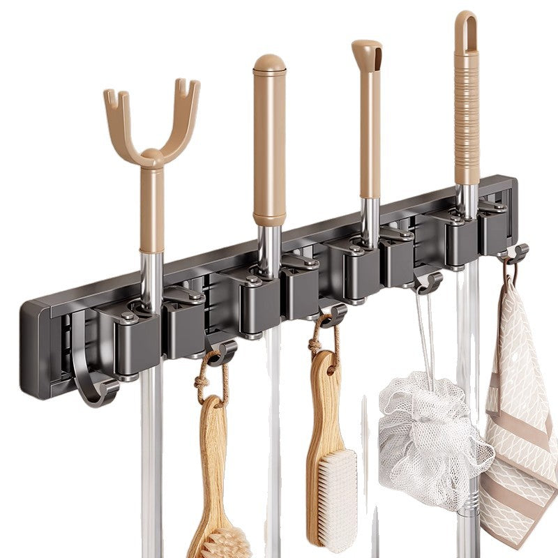 Gun gray hook, no need to punch holes, strong adhesive wall, bathroom towel wall hanging, bathroom kitchen coat hook