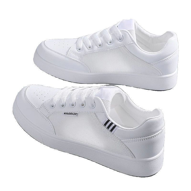 Internet celebrity white shoes women's spring summer breathable thin 2024 new Shishang versatile board shoes mesh sneakers children