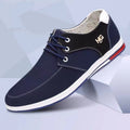 Men's youth korean style british fashion trendy men's shoes business shoes slip-on casual canvas shoes wholesale dropshipping
