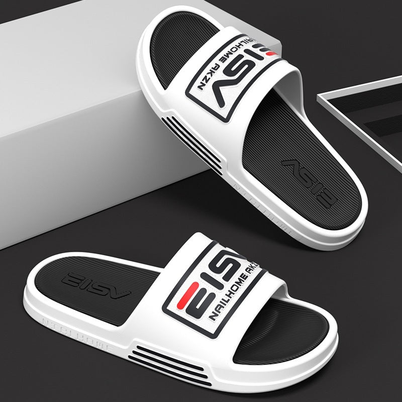 Slippersmennew arrivalhome indoor stepping on shit feeling non-slip breathable bathroom wholesale casual one-piece sandals couple