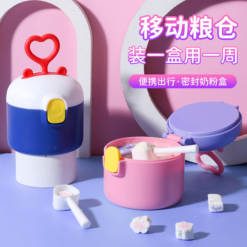 Directly from the manufacturer Baby milk powder box Portable out milk powder can Snack storage Sealed jar Milk powder box