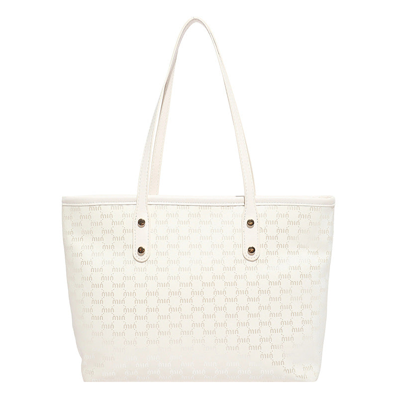 Premium Tote Bag Women's 2025 New Hand Carry Commuter Bag Versatile Fashion Going Out Large Capacity Shoulder Big Bag