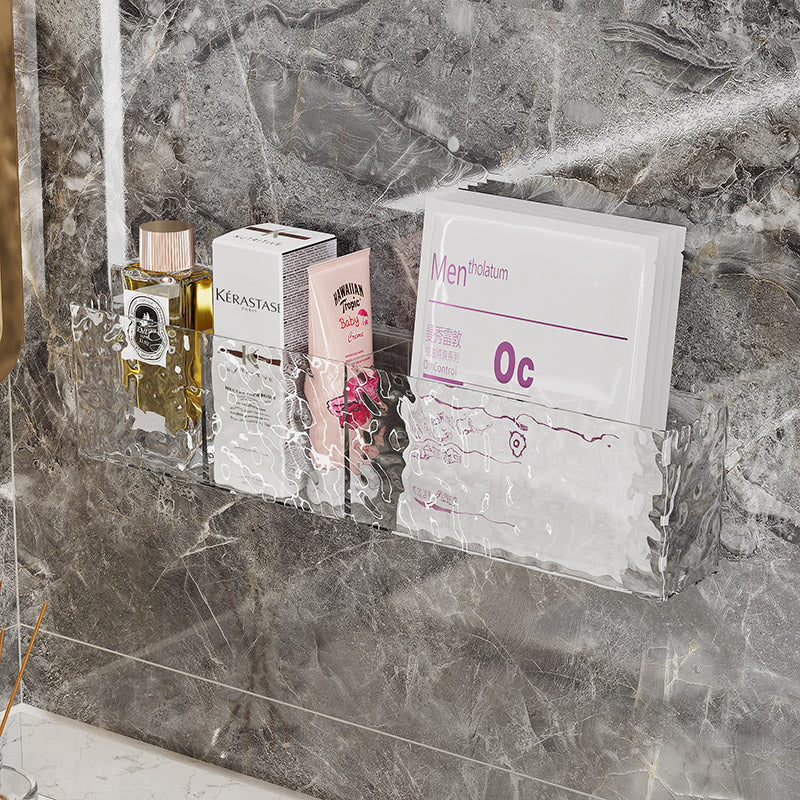 Bathroom mask storage rack wall-mounted mirror cabinet acrylic transparent box lipstick eyeshadow cosmetic organizer