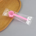 Individually wrapped mask spoons, 10ml plastic spoons, measuring spoons for laundry detergent, feed, fertilizer, and pesticide – holds 10 grams of water
